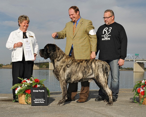 Group Fourth at 2012 Richland Kennel Club